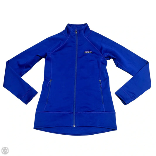 Athletic Jacket By Patagonia In Blue, Size: Xs