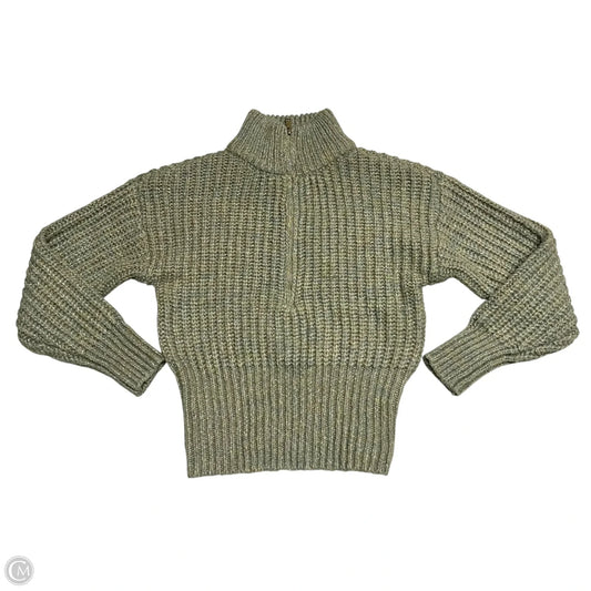 Sweatshirt Collar By Ana In Green, Size: Xs