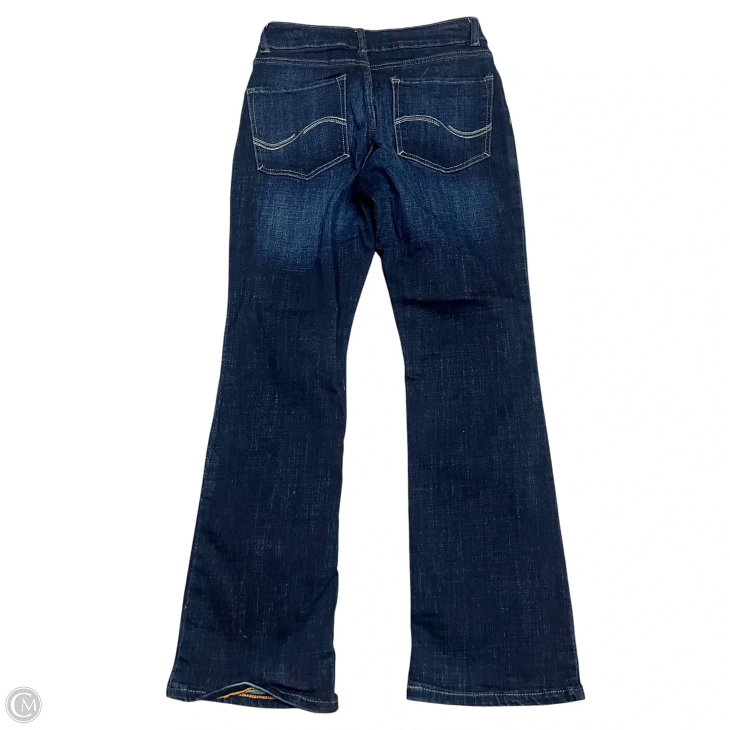 Jeans Boot Cut By Lee In Blue Denim, Size: 4