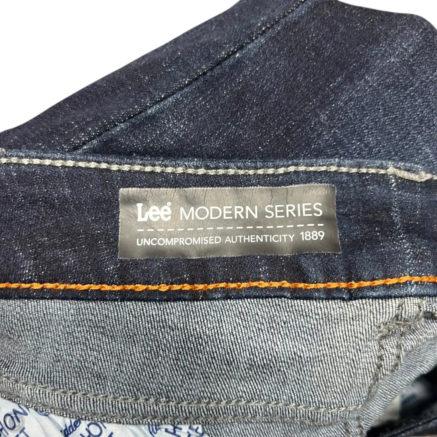 Jeans Boot Cut By Lee In Blue Denim, Size: 4