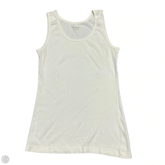 Top Sleeveless Designer By Tory Burch In Cream, Size: S