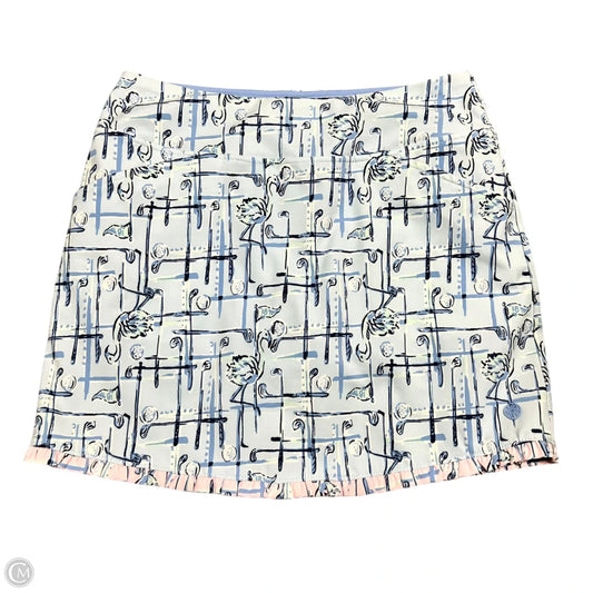 Skort Designer By Lilly Pulitzer In Blue & Pink, Size: 2