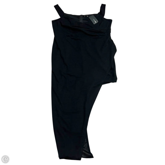 Dress Party Midi By Fashion Nova In Black, Size: 3x