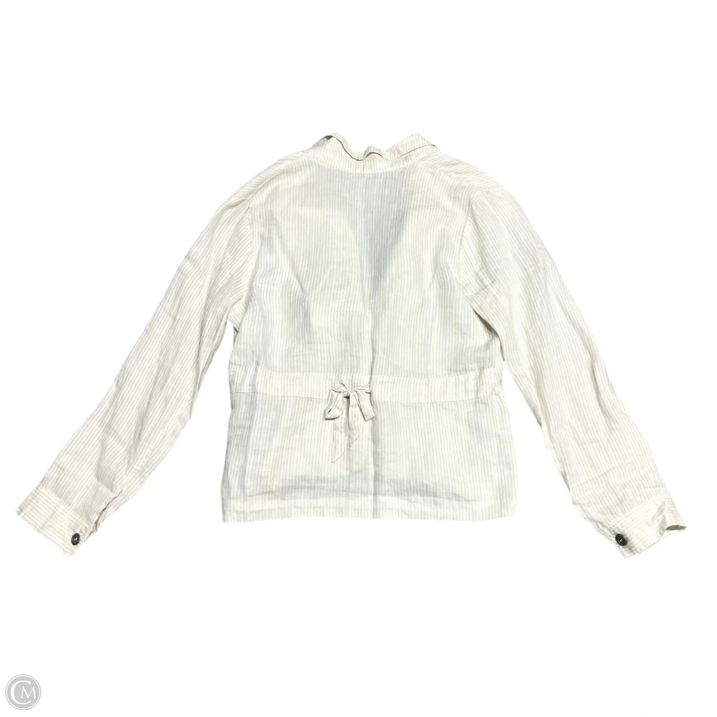Blazer By Willi Smith In Tan & White, Size: S
