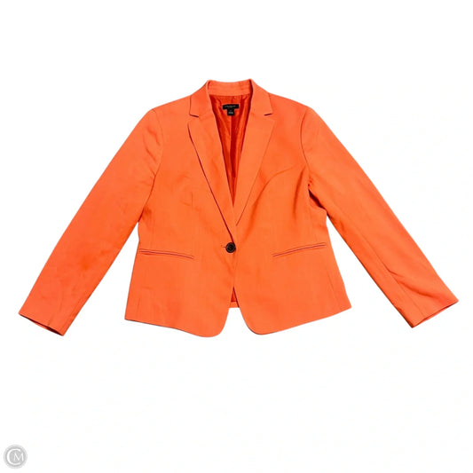 Blazer By Ann Taylor In Orange, Size: S
