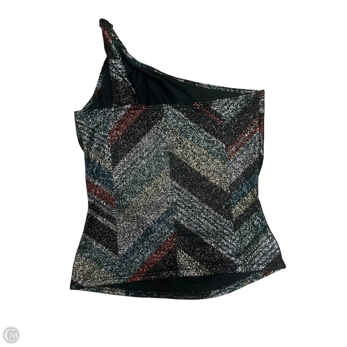 Top Sleeveless By Me & Thee In Blue & Silver, Size: M