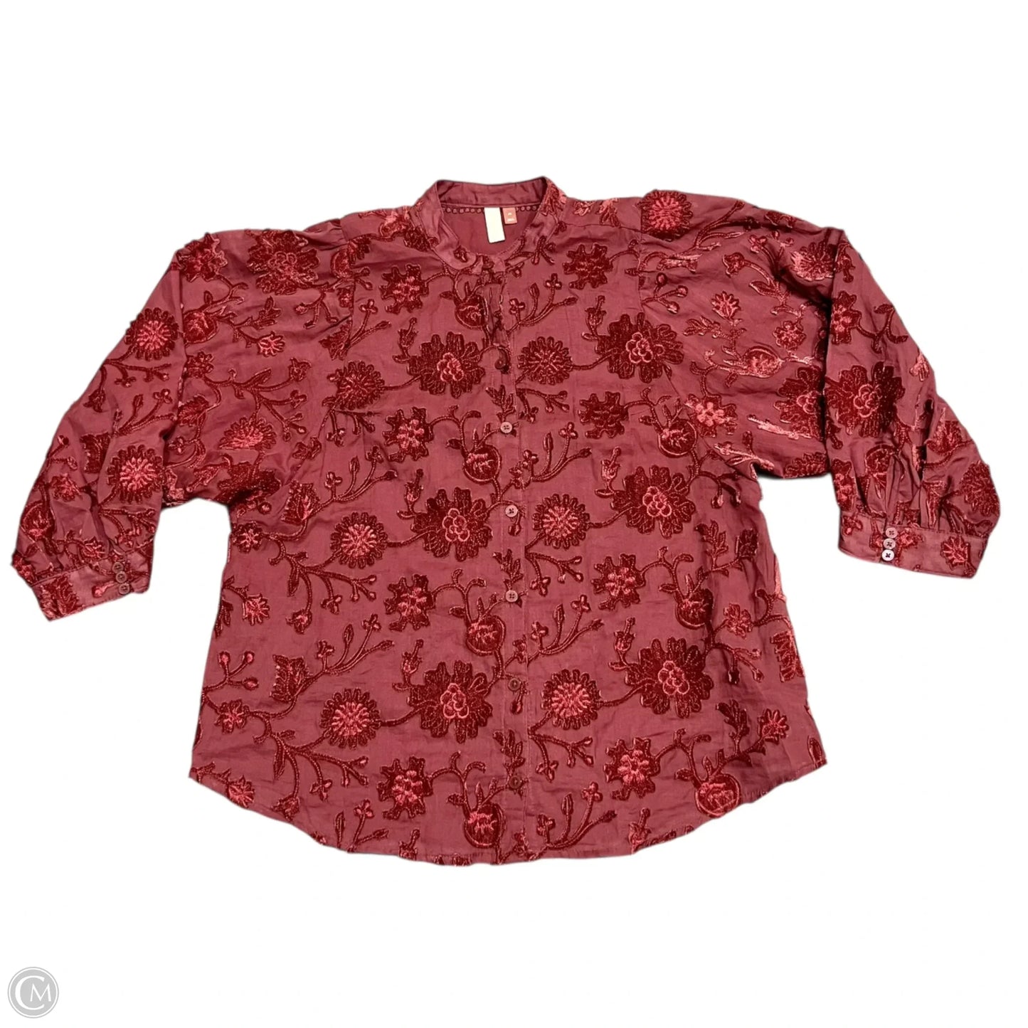 Top 3/4 Sleeve By Pilcro In Orange, Size: Xs