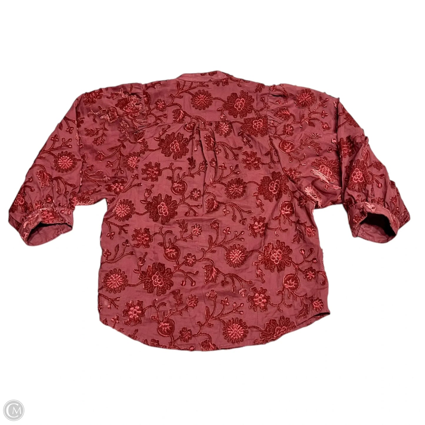 Top 3/4 Sleeve By Pilcro In Orange, Size: Xs