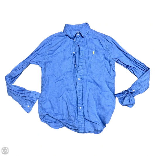 Top Long Sleeve By Polo Ralph Lauren In Blue, Size: Xs