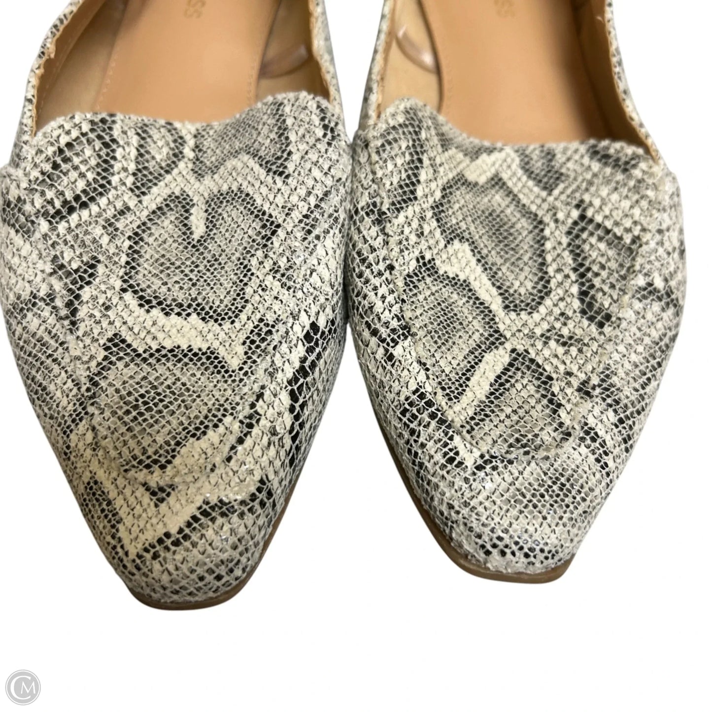 Shoes Flats By Express In Snakeskin Print, Size: 6