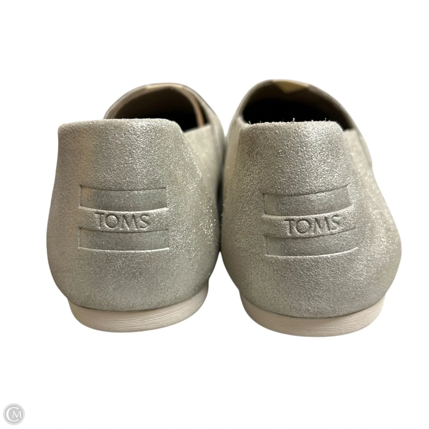 Shoes Flats By Toms In Gold, Size: 9.5
