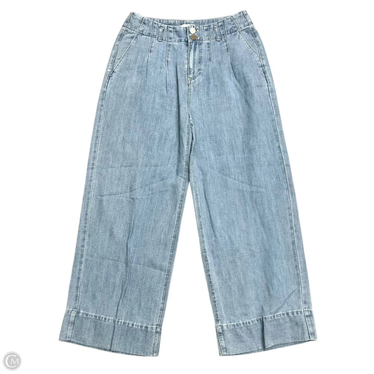 Jeans Wide Leg By Loft In Blue Denim, Size: 2