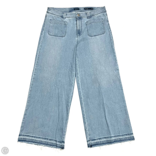 Jeans Cropped By J. Jill In Blue Denim, Size: 10
