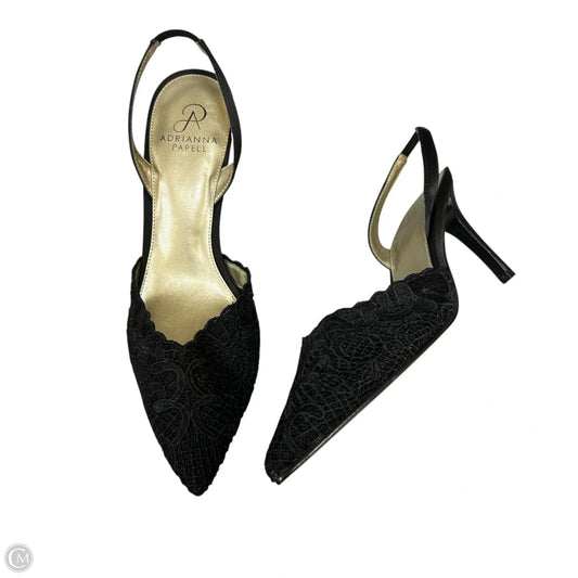 Shoes Heels Kitten By Adrianna Papell In Black, Size: 9
