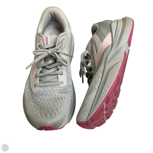 Shoes Sneakers By Brooks In Grey & Pink, Size: 8.5