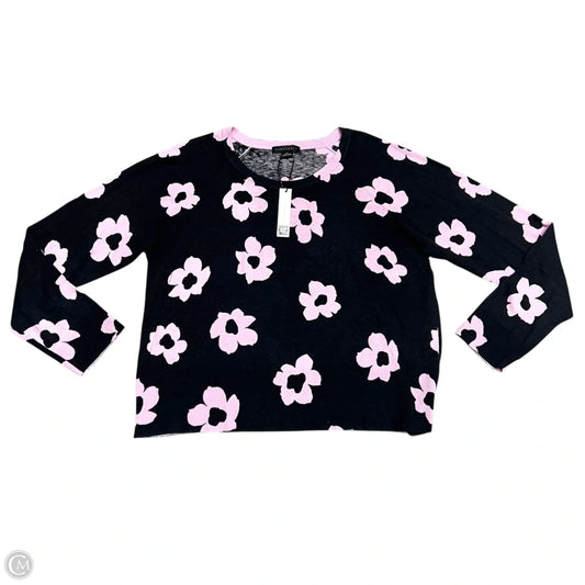 Top Long Sleeve By Sanctuary In Black & Pink, Size: Xxl