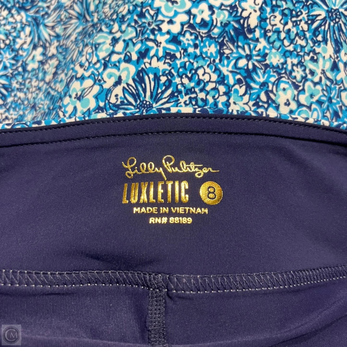Skort Designer By Lilly Pulitzer In Blue, Size: 8