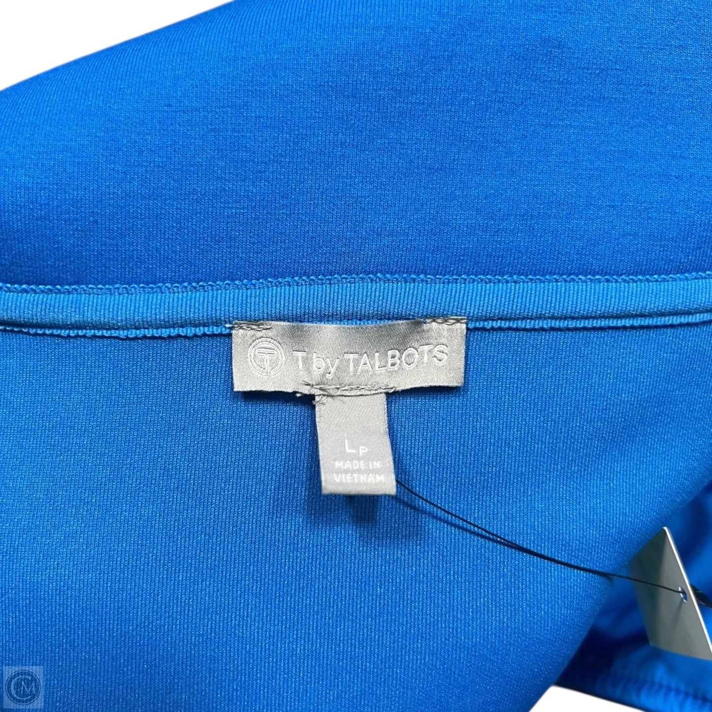 Athletic Sweatshirt Collar By Talbots In Blue, Size: L