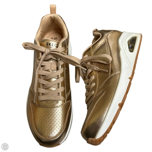 Shoes Sneakers By Skechers In Rose Gold, Size: 10