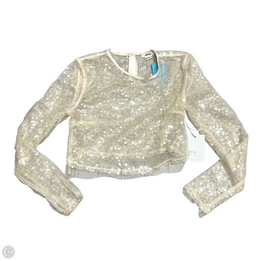 Top Long Sleeve Designer By Jason Wu In Cream, Size: Xs