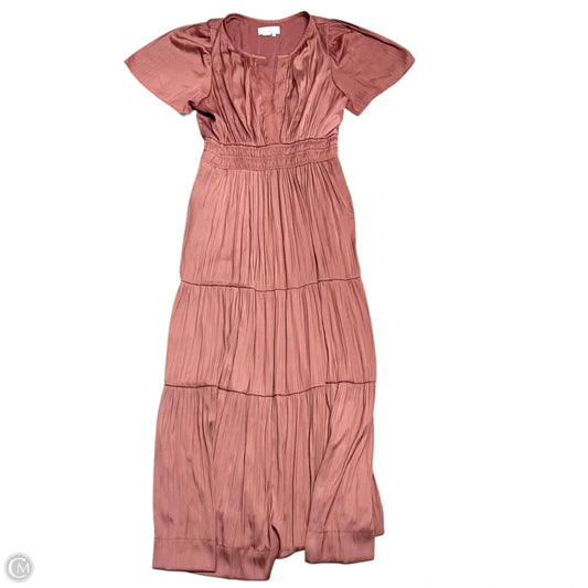 Dress Casual Maxi By Anthropologie In Pink, Size: Xl