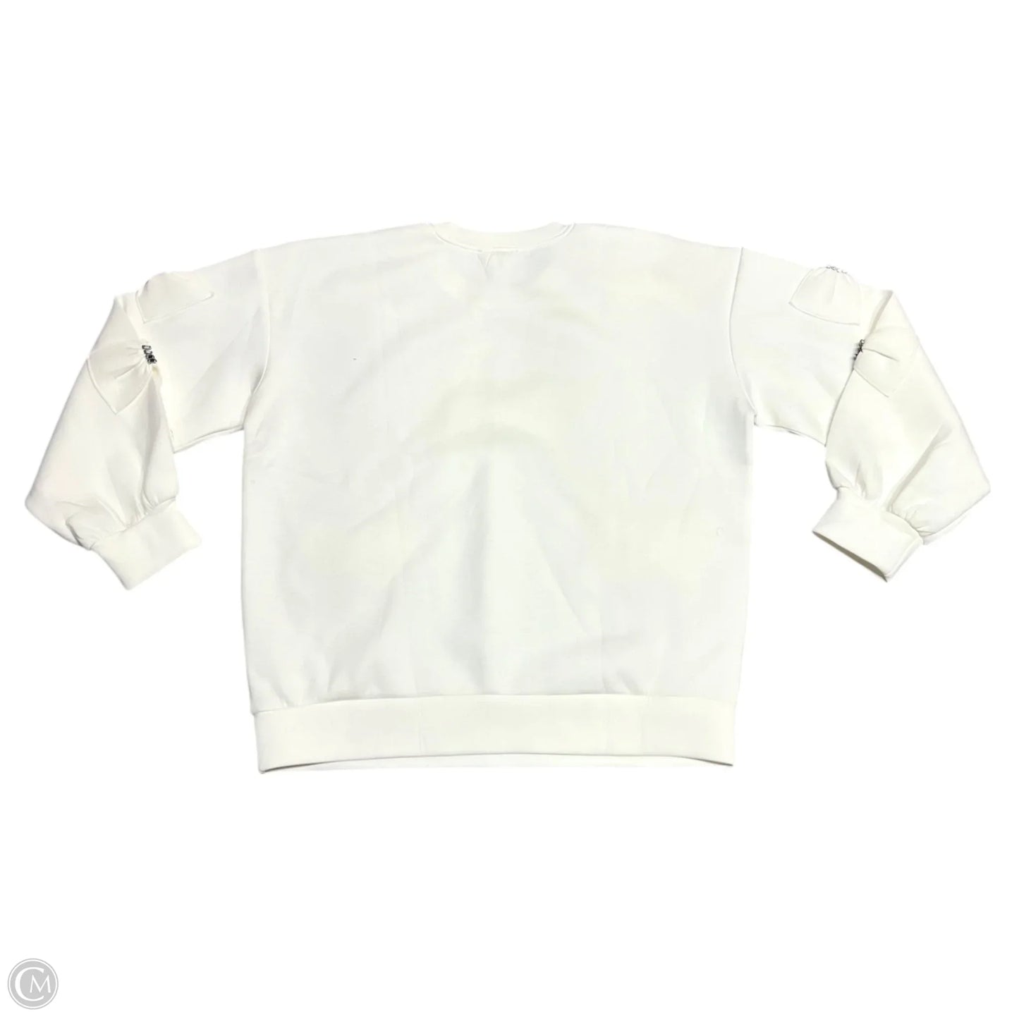 Sweatshirt Crewneck By Anthropologie In Cream, Size: L