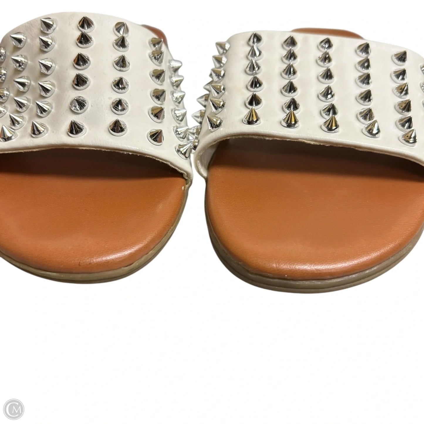 Sandals Flats By Madden Girl In Cream, Size: 6