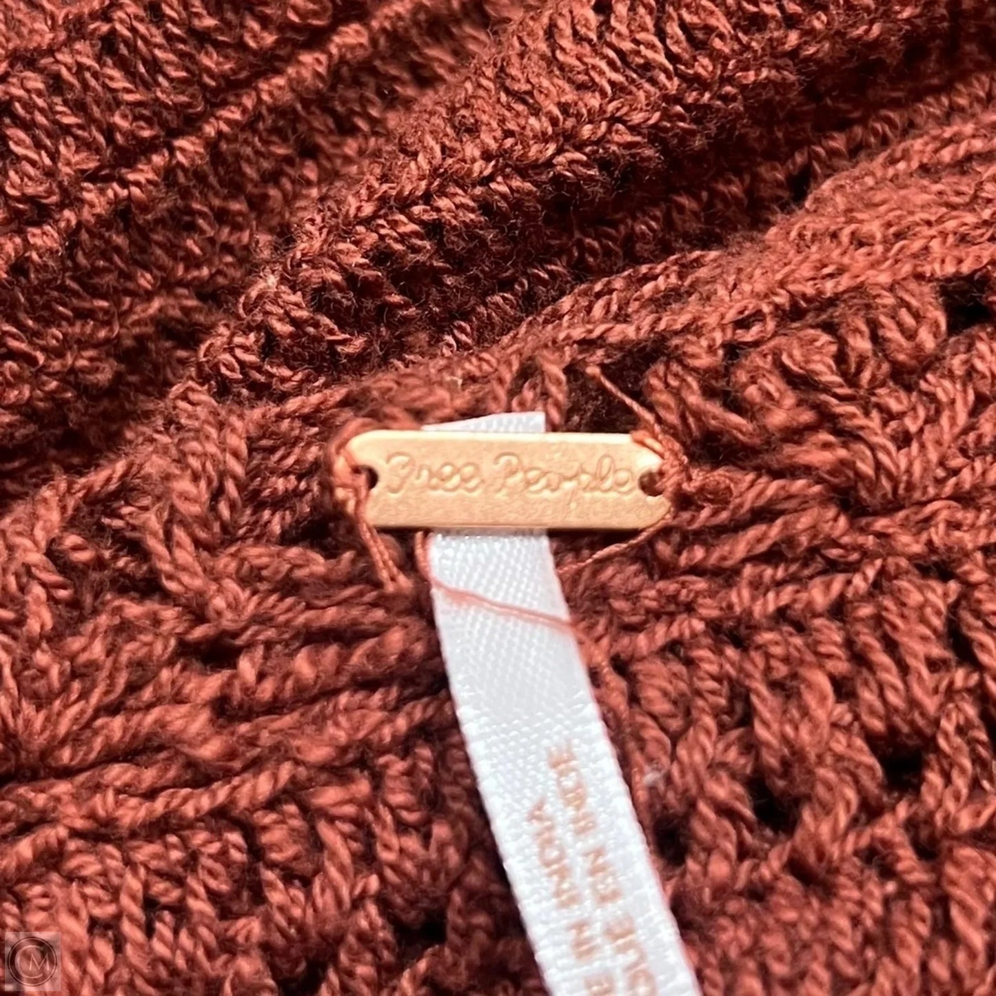 Top Long Sleeve By Free People In Brown, Size: Xs