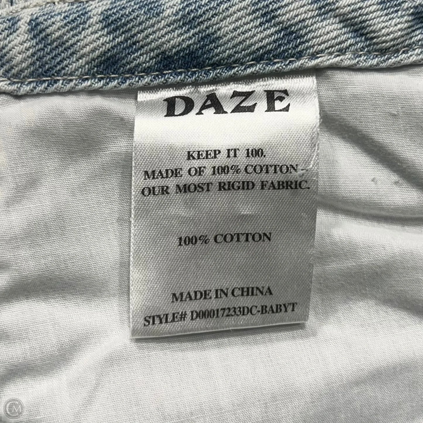 Jeans Wide Leg By Daze In Blue Denim, Size: 2
