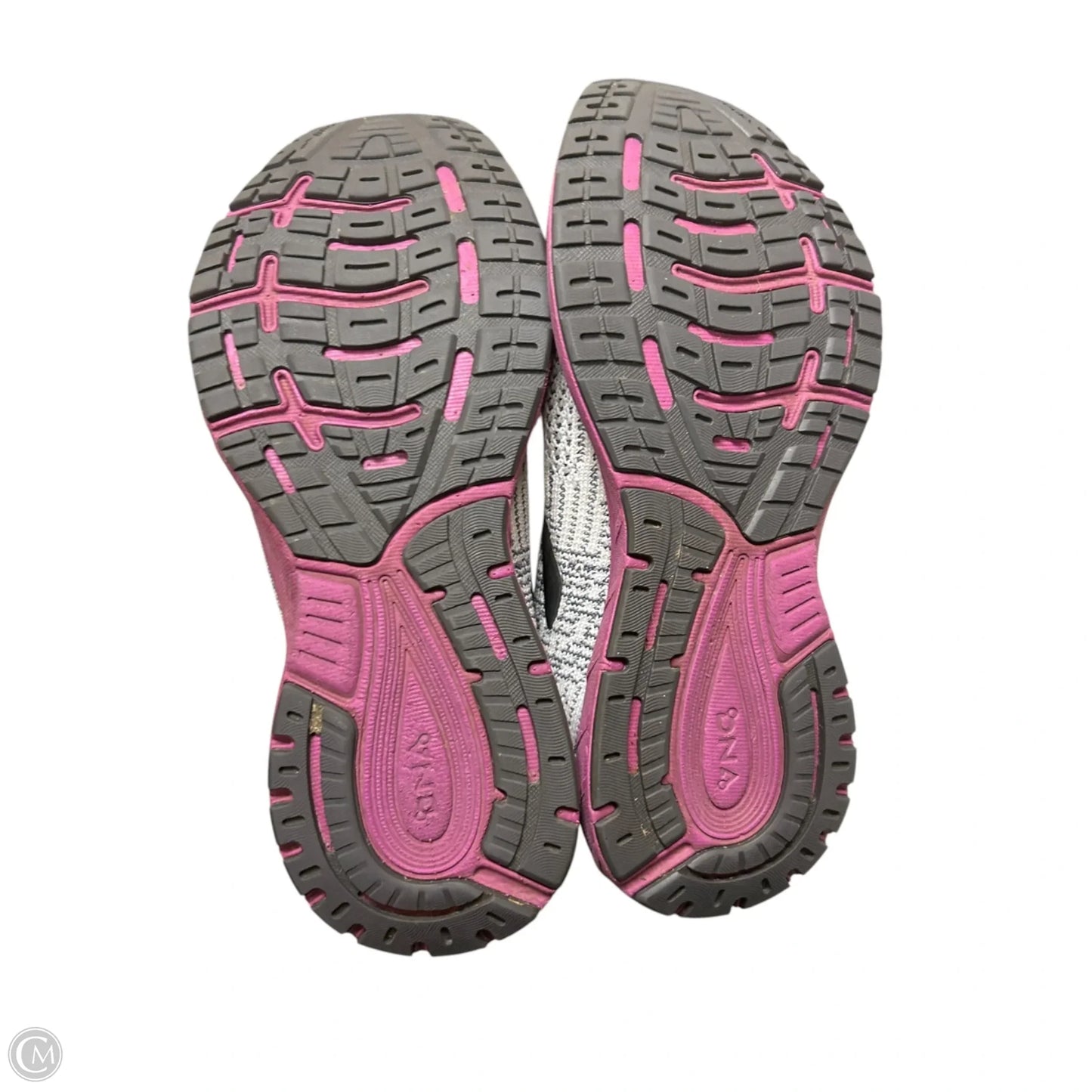 Shoes Athletic By Brooks In Grey & Purple, Size: 7.5
