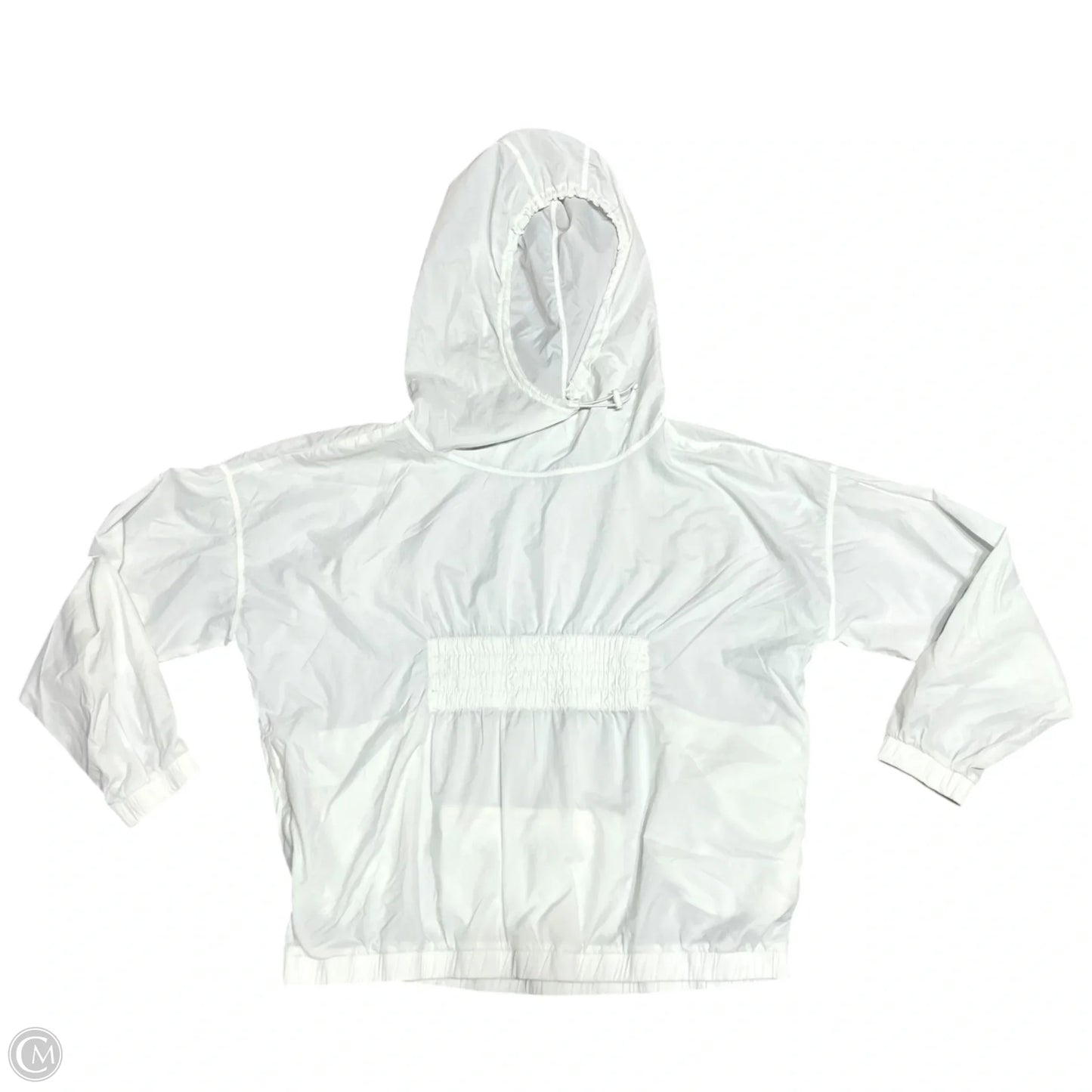 Athletic Jacket By Athleta In White, Size: S