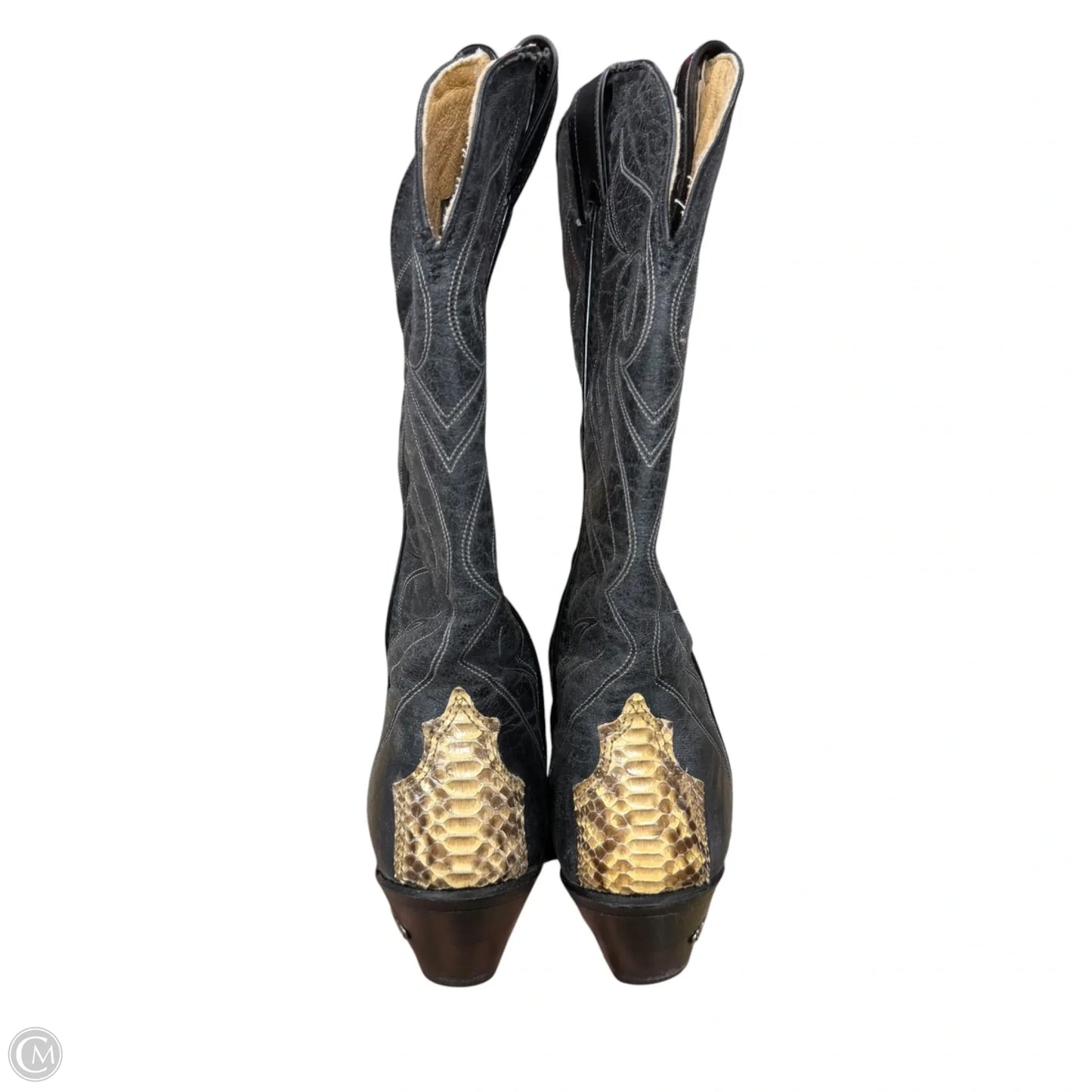Boots Western By Code West In Black & Tan, Size: 6