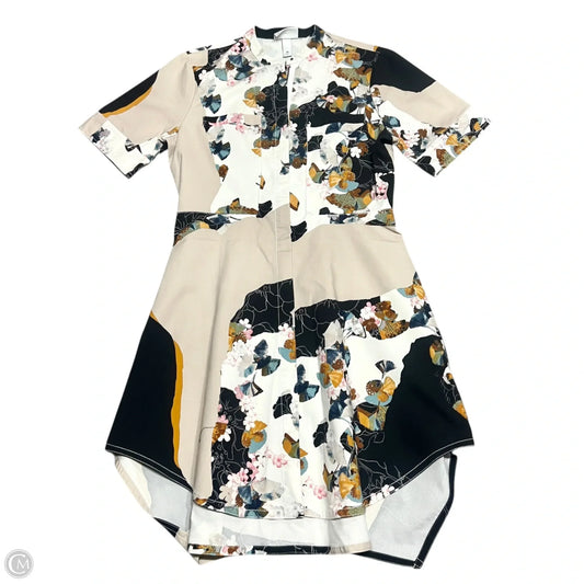 Dress Casual Midi By Target-designer In Blue & Tan, Size: M