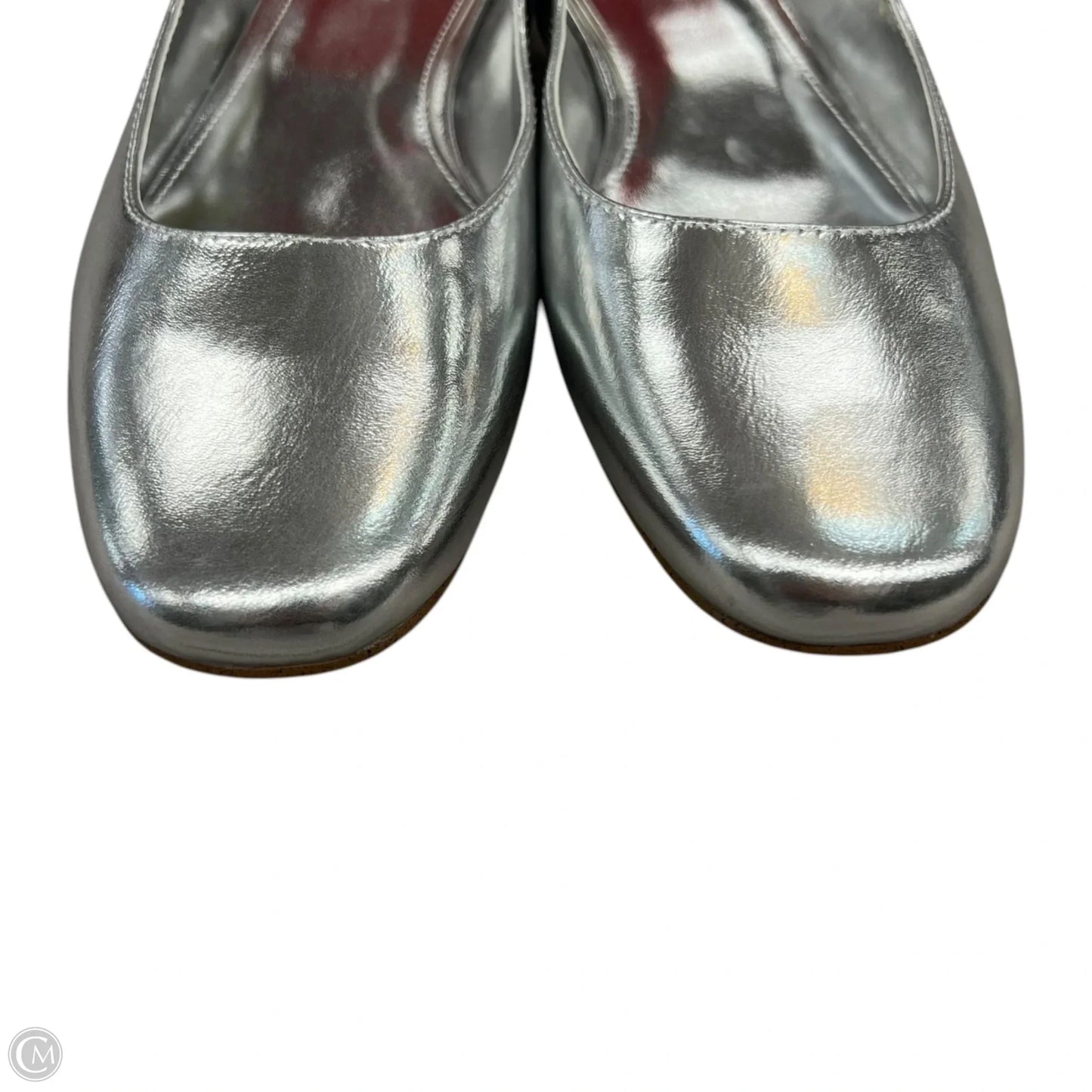 Shoes Flats By J. Crew In Silver, Size: 8