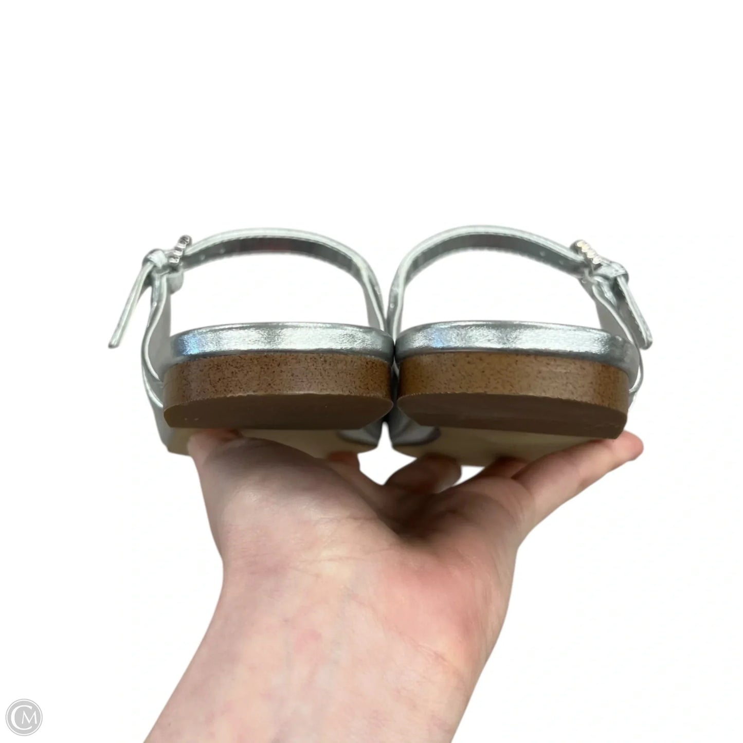 Shoes Flats By J. Crew In Silver, Size: 8