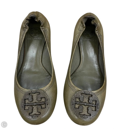 Shoes Designer By Tory Burch In Green, Size: 7