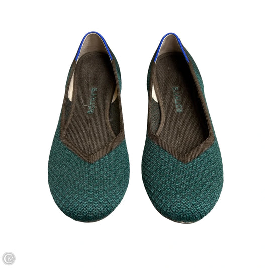 Shoes Flats By Rothys In Green, Size: 9