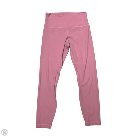 Athletic Leggings By Lululemon In Mauve, Size: 8