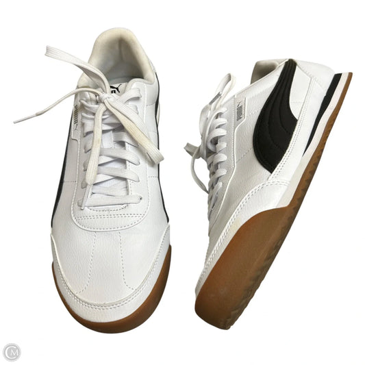 Shoes Sneakers By Puma In Black & White, Size: 12