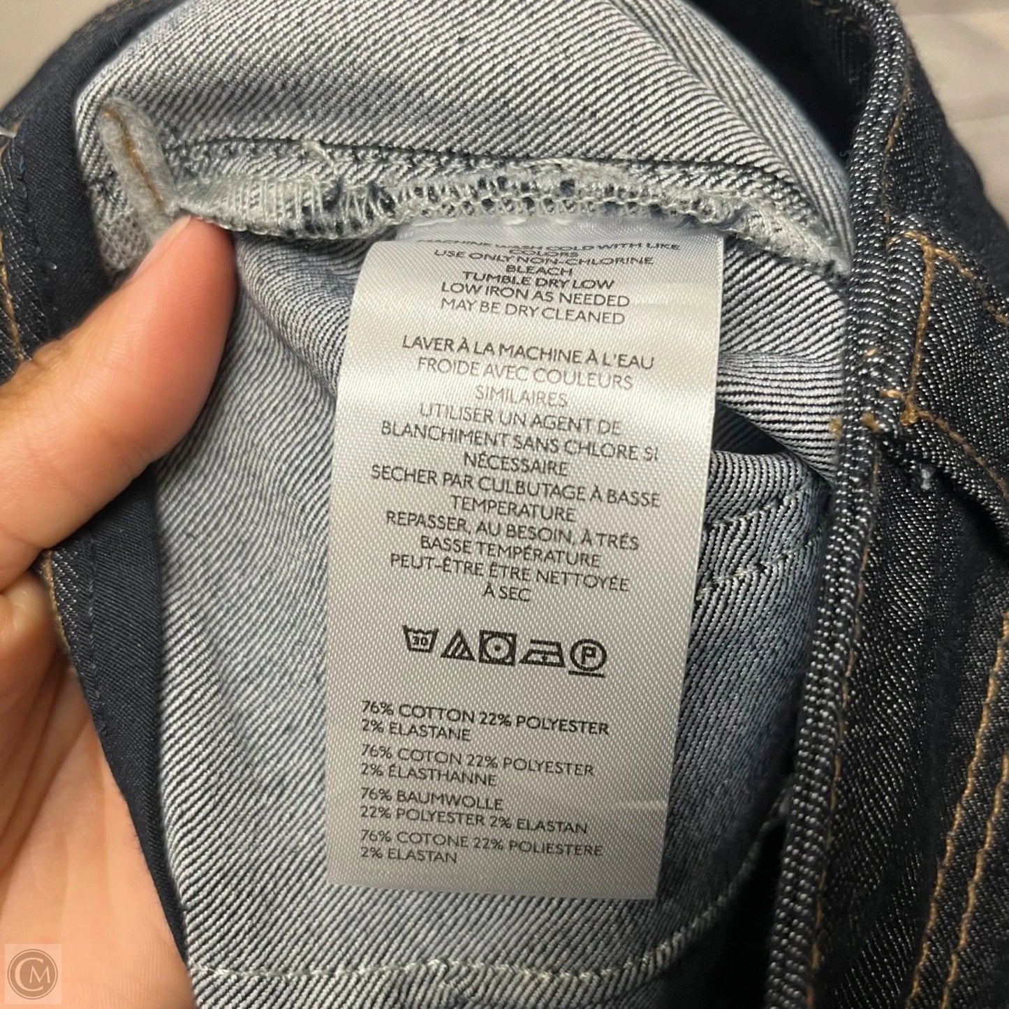Jeans Straight By Pilcro In Blue Denim, Size: 2