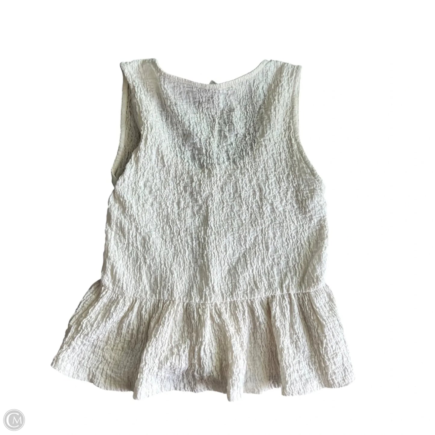Top Sleeveless By Maeve In Cream, Size: S