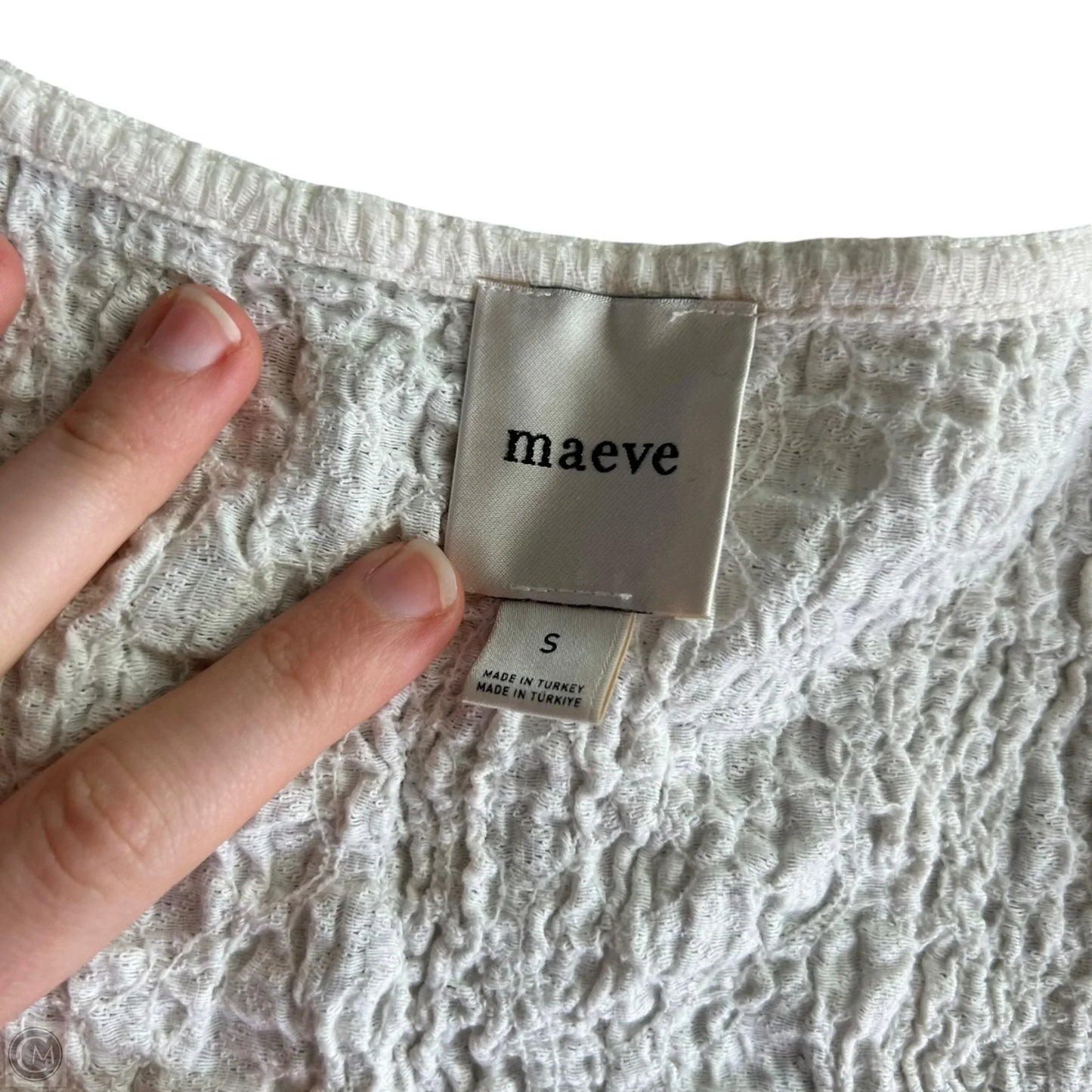Top Sleeveless By Maeve In Cream, Size: S