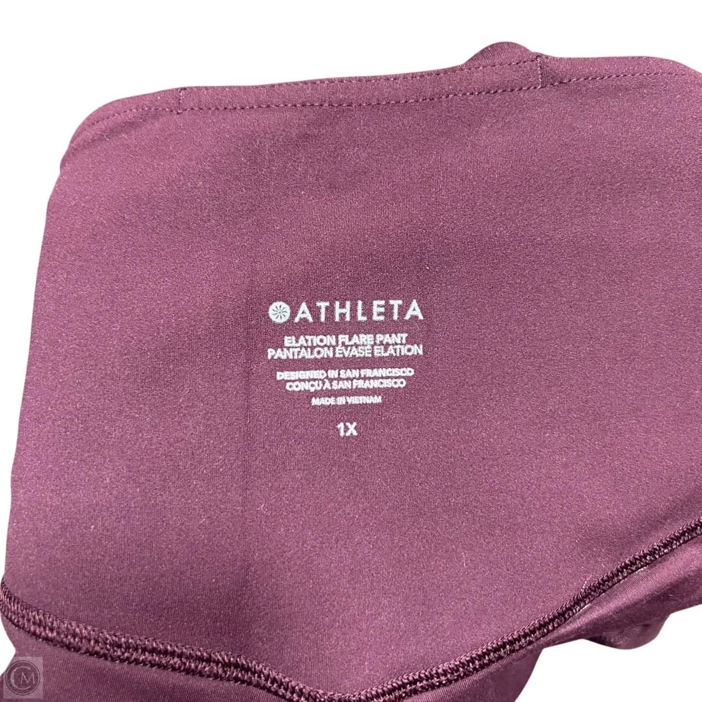 Athletic Leggings By Athleta In Red, Size: 18