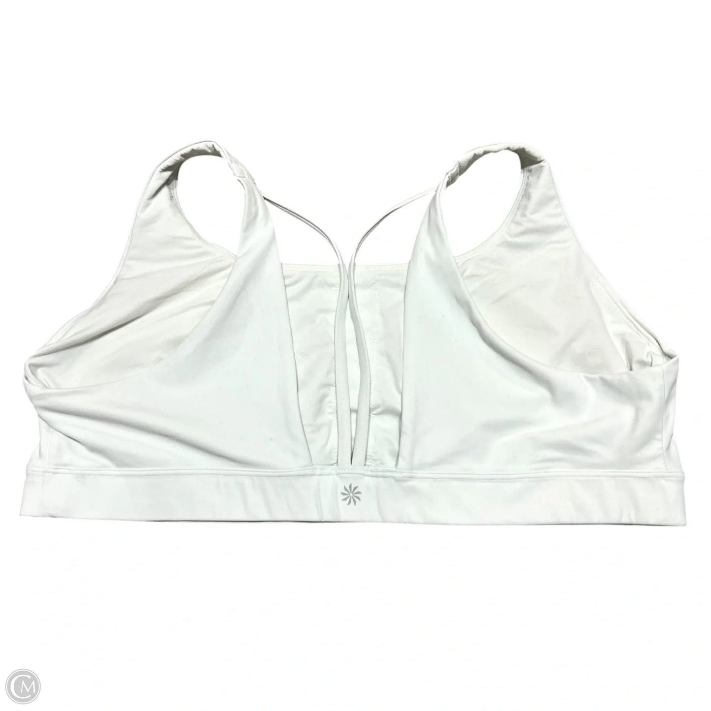 Athletic Bra By Athleta In White, Size: 2x