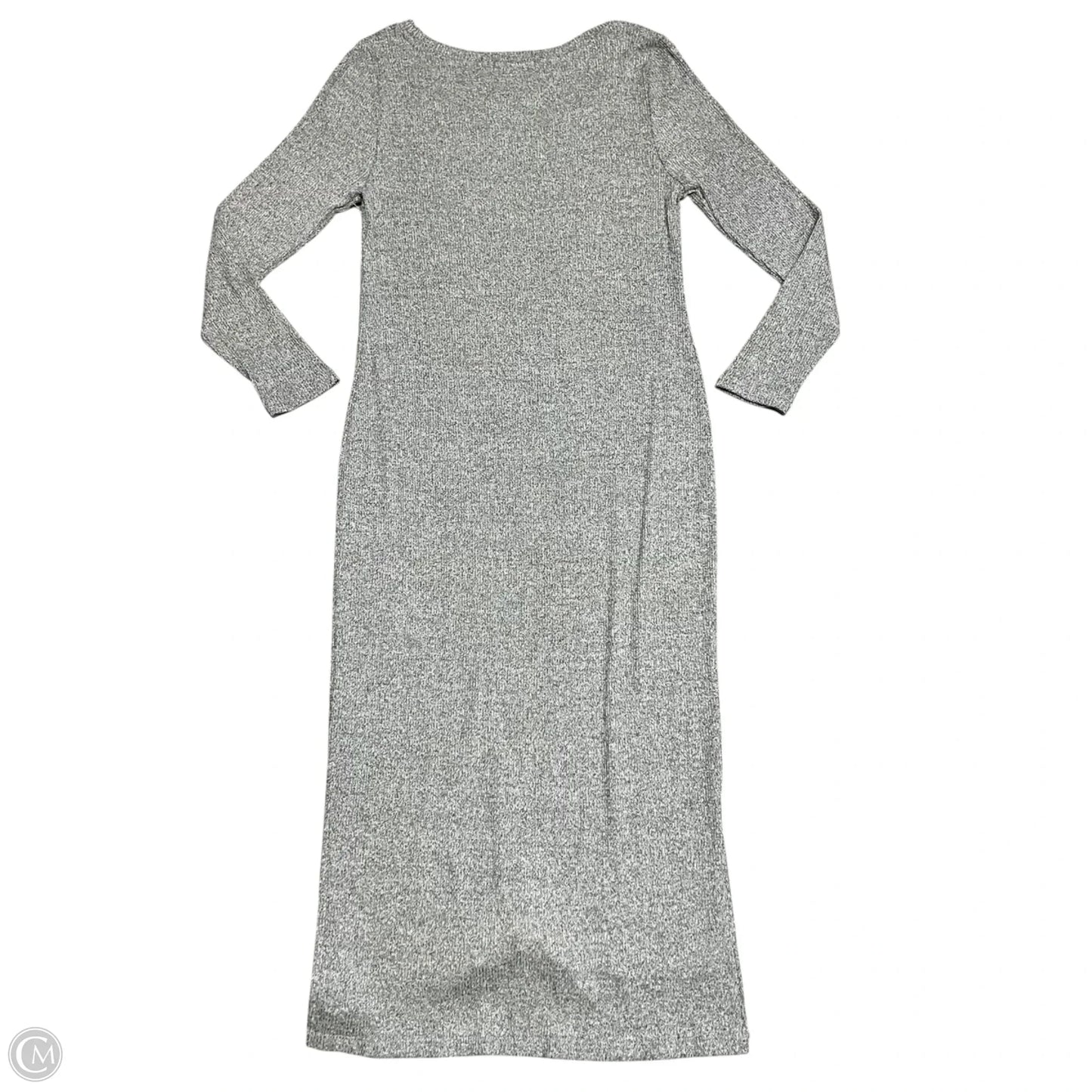 Dress Casual Midi By Anthropologie In Grey, Size: Xl
