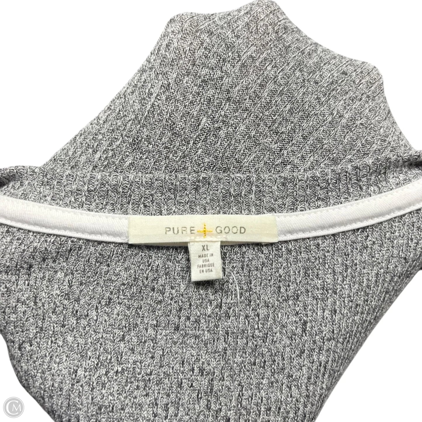 Dress Casual Midi By Anthropologie In Grey, Size: Xl