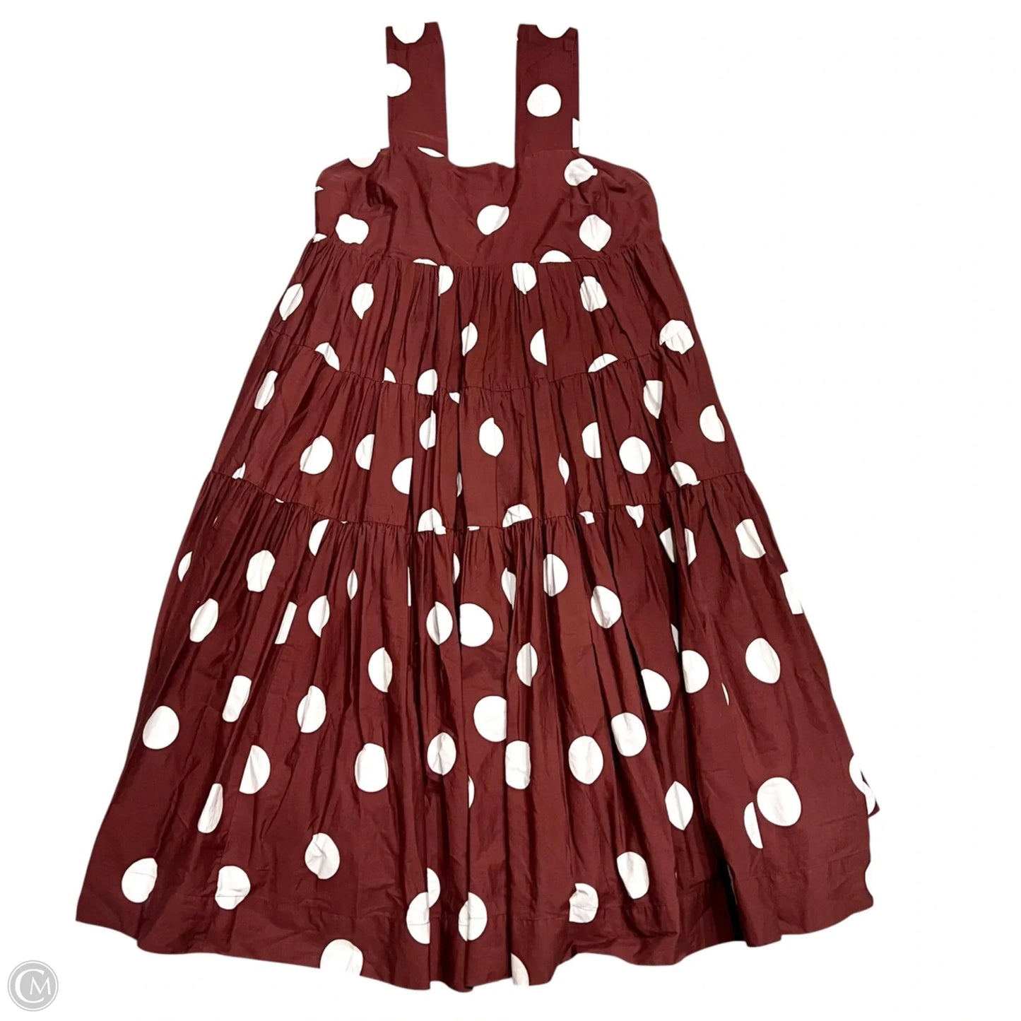 Dress Casual Midi By Anthropologie In Polkadot Pattern, Size: 1x