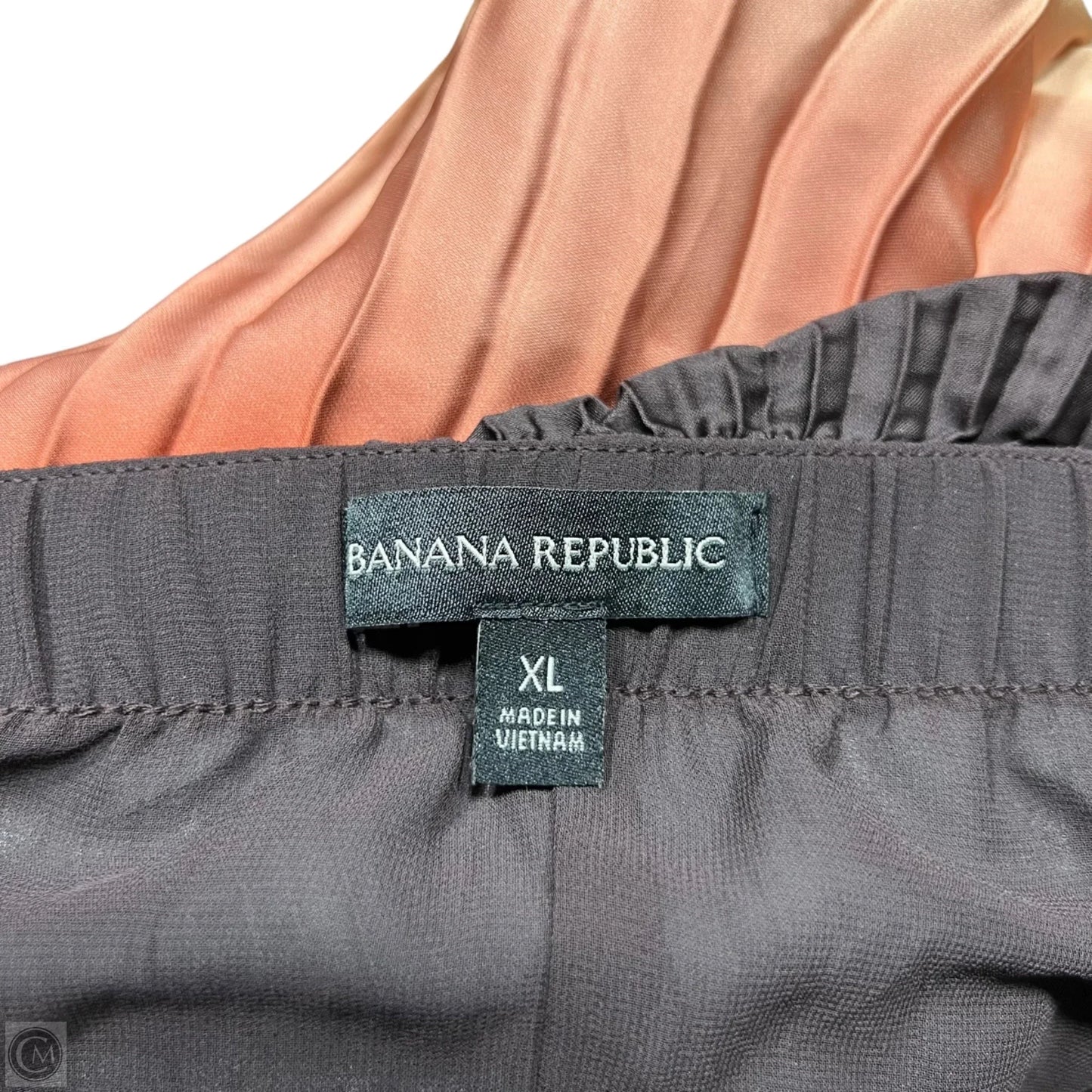Skirt Maxi By Banana Republic In Brown & Cream, Size: 16