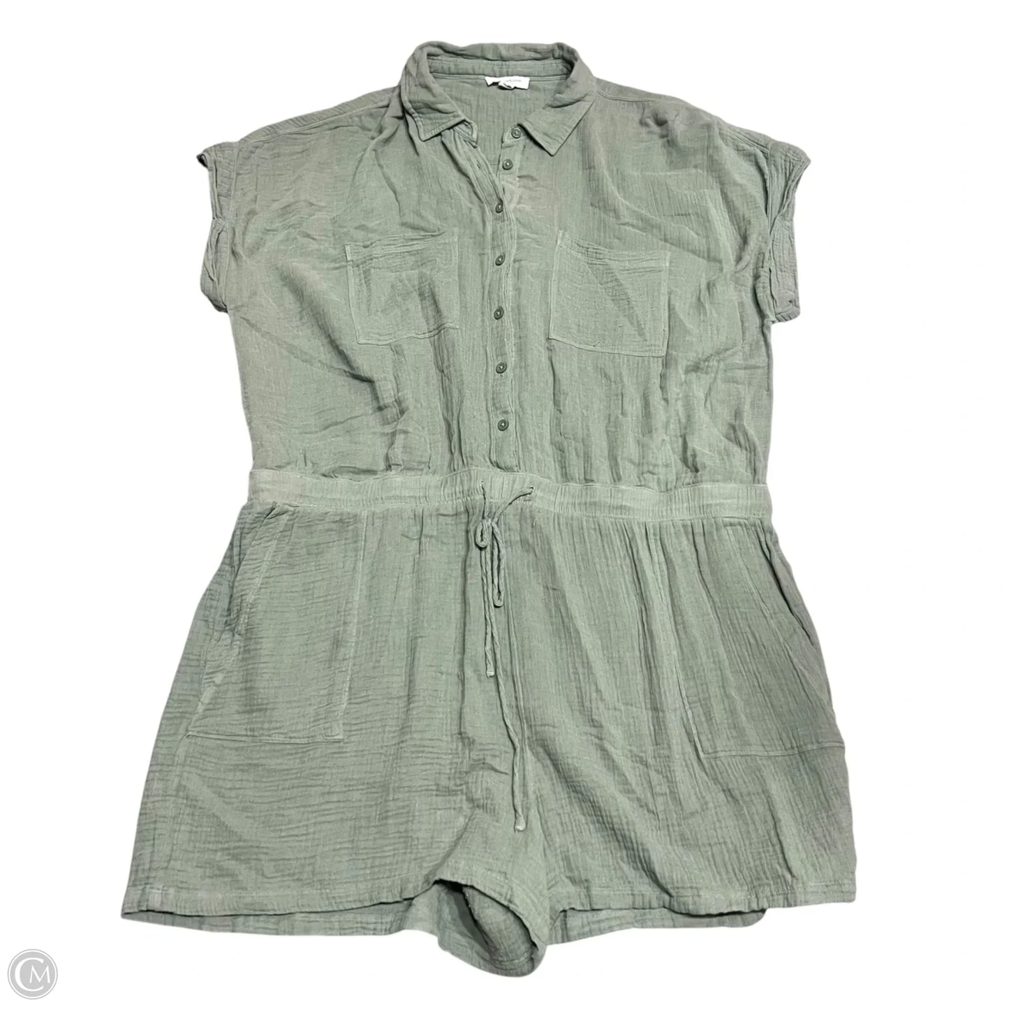Romper By Beachlunchlounge In Green, Size: Xxl
