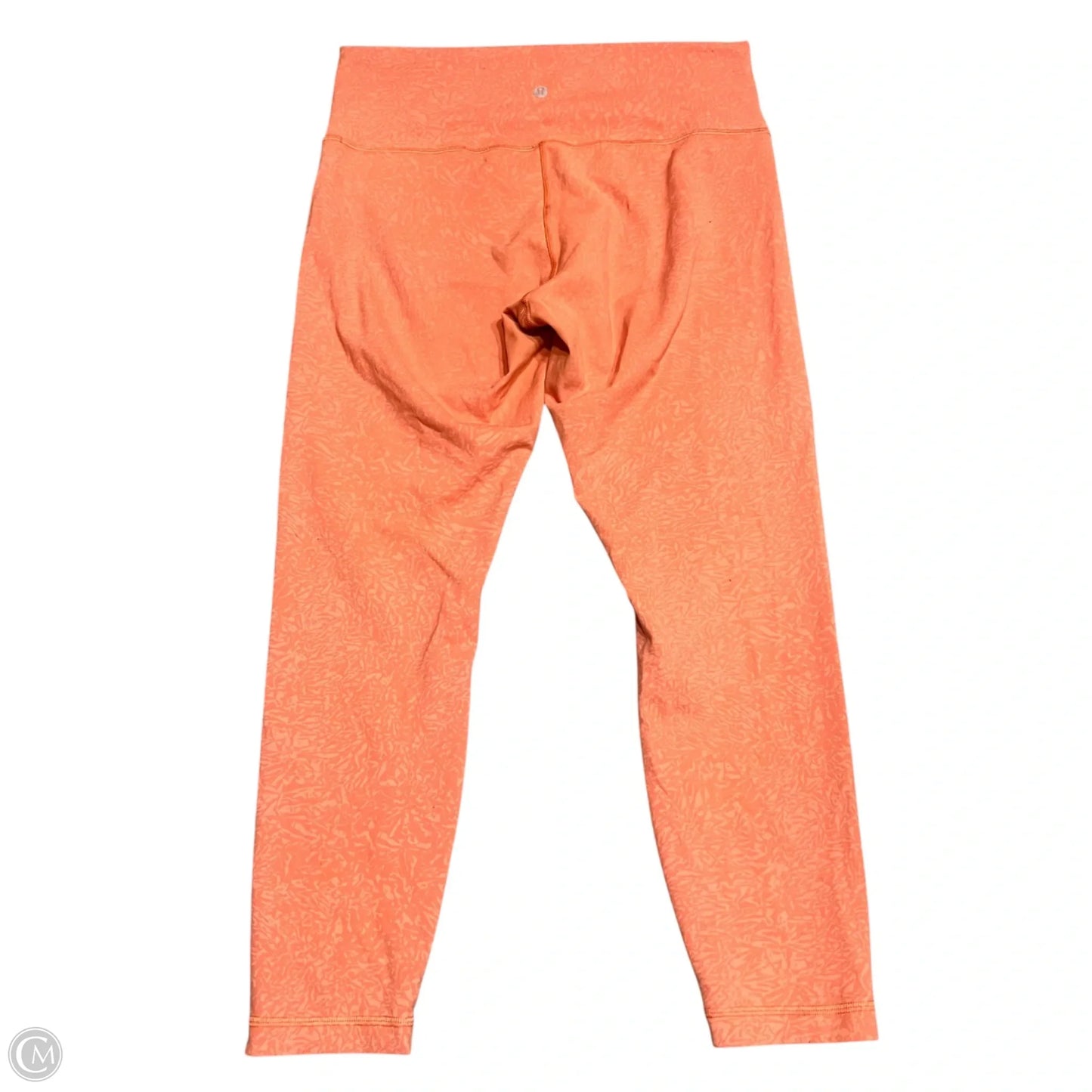 Athletic Leggings By Lululemon In Orange, Size: 12
